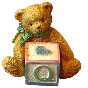 Vintage 1995 Priscilla Hillman Q Alphabet Bear Cherished Teddies